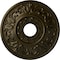 Ekena Millwork Valletta Ceiling Medallion (Fits Canopies up to 3 1/2"), 18"OD x 3 1/2"ID x 1"P, Green Gold CM18VLGGS - alternate 1